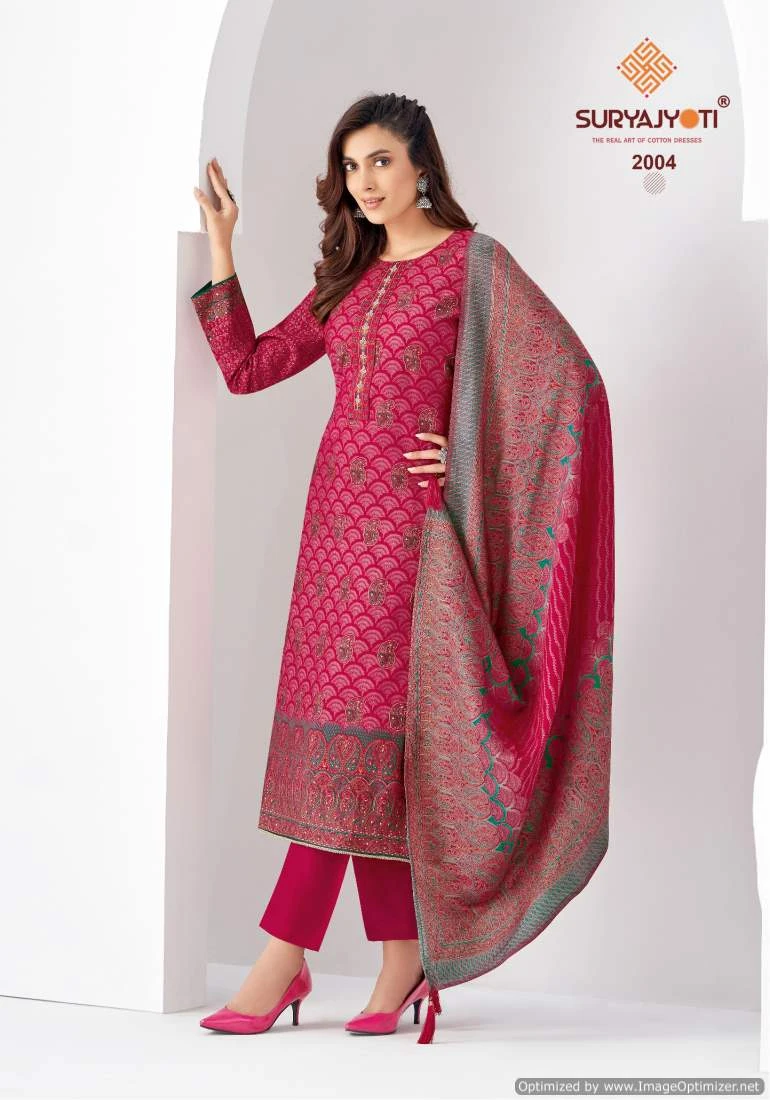 Suryajyoti Pushpa Vol 2 Modal Cotton Wholesale Salwar Suit Catalog — Wholesale Salwar Suits, MPA wholesale from Surat - Gallery Image 7